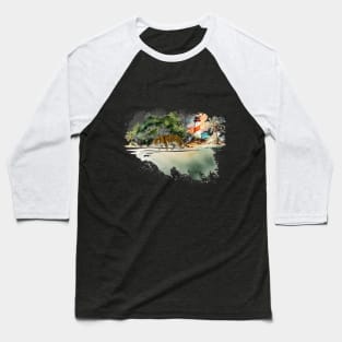 Leopard in The Forest Baseball T-Shirt